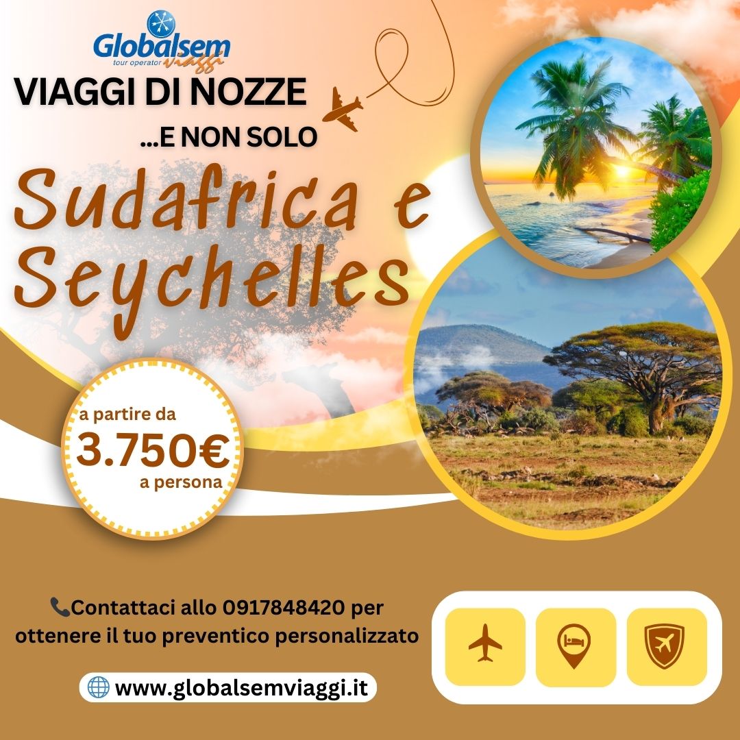 Viaggio di Nozze Tour Sudafrica e Seychelles