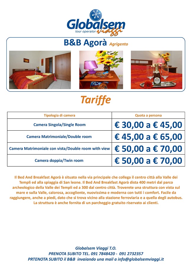 Bed and Breakfast AGORÀ ad Agrigento