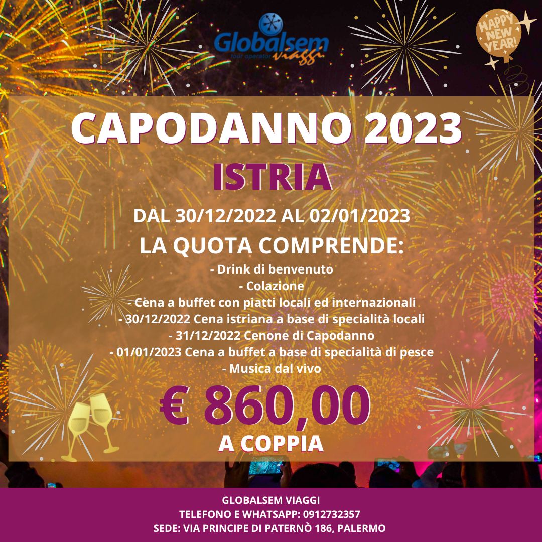 CAPODANNO 2023 in ISTRIA - Hotel 4 stelle
