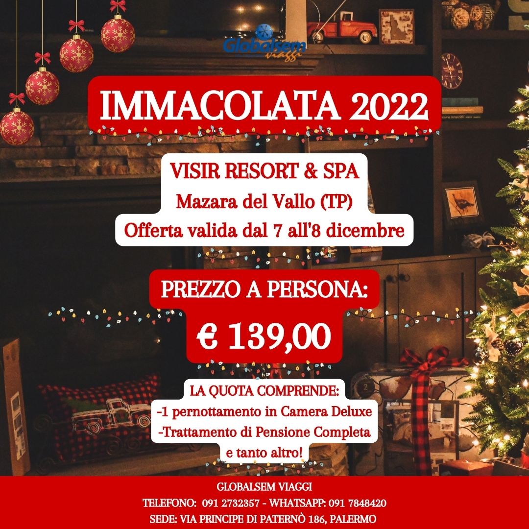 IMMACOLATA 2022 al Visir Resort e Spa - Mazara del Vallo (TP) - Sicilia