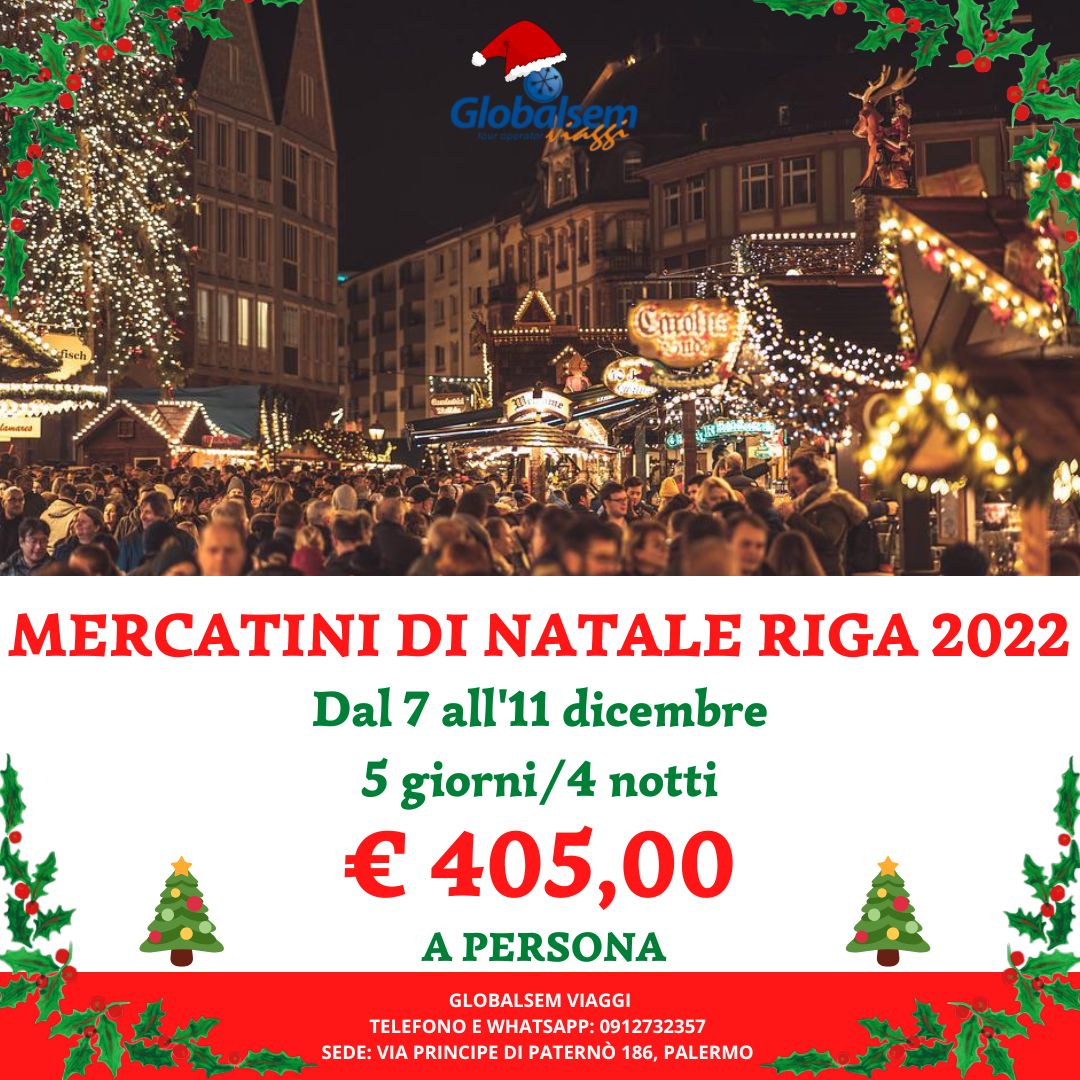 Mercatini di NATALE a RIGA 2022 - Partenza da ROMA