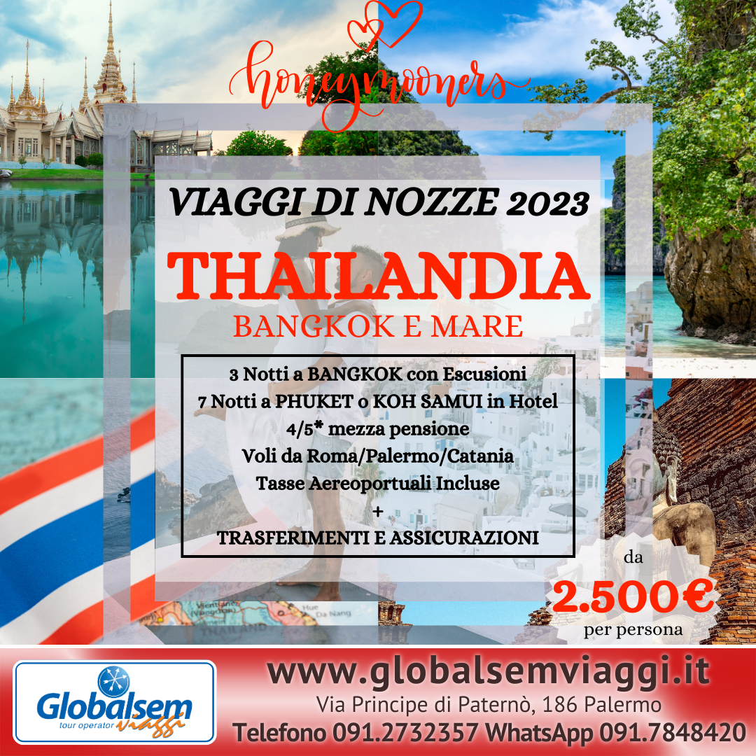 Offerta Viaggio di Nozze 2023 THAILANDIA