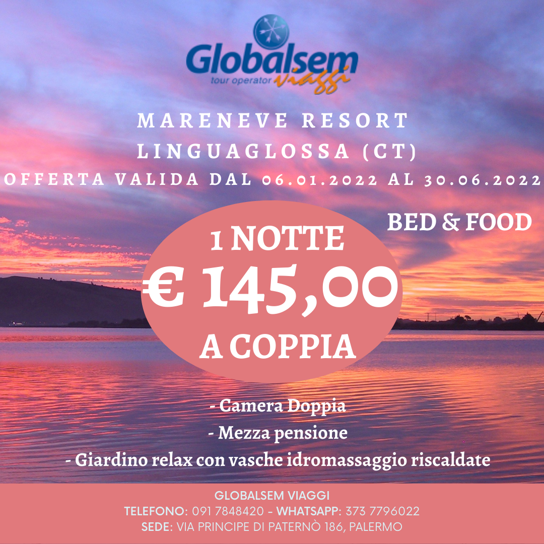 BED & FOOD 2022 al Mareneve Resort  - Linguaglossa (CATANIA) - Sicilia